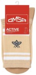 Носки женские, Omsa (Омса) р. 35-38 (23-25) Active арт. 153 Актив высокие спортивные из хлопка beige бежевый
