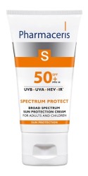 Крем солнцезащитный, Pharmaceris (Фармацерис) 50 мл S Спектрум протект SPF50+ широкого спектра действия для взрослых и детей