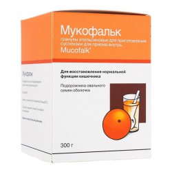 Мукофальк, гранулы для приготовления суспензии 300 г 1 шт апельс.